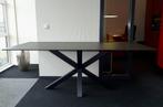 Composiet/glas eetkamertafel 200x100cm, Huis en Inrichting, Tafels | Eettafels, Ophalen, 100 tot 150 cm, Zo goed als nieuw, Vijf personen of meer