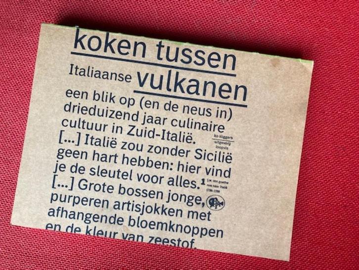 Koken tussen vulkanen  - Ko Sliggers, Boeken, Kookboeken, Zo goed als nieuw, Voorgerechten en Soepen, Hoofdgerechten, Tapas, Hapjes en Dim Sum