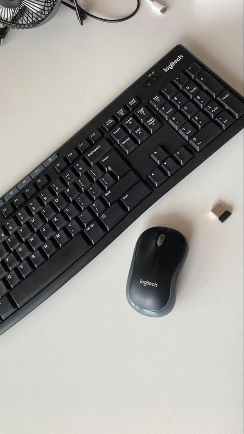 Longitech K27 wireless keyboard and mouse, Computers en Software, Toetsenborden, Zo goed als nieuw, Ophalen of Verzenden