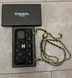 Chanel telefoonhoes phone case nieuw caviar leer zwart, Sieraden, Tassen en Uiterlijk, Portemonnees, Ophalen of Verzenden, Leer