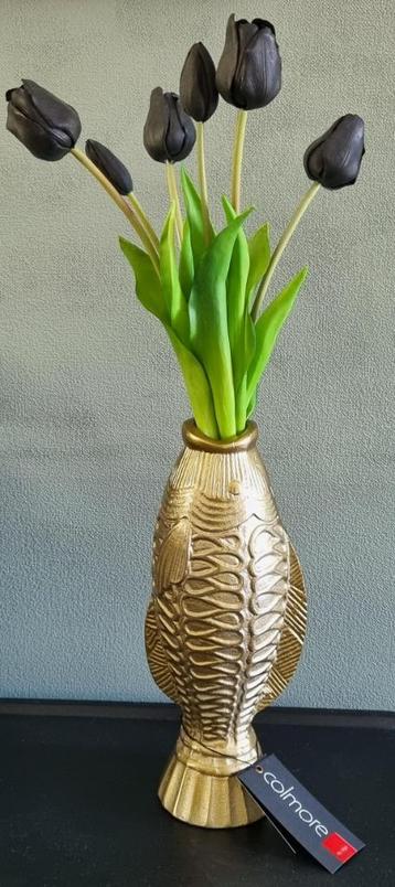 SALE COLMORE, vaas FISH, Raw New Bronze €29,95 nu €19,95 beschikbaar voor biedingen