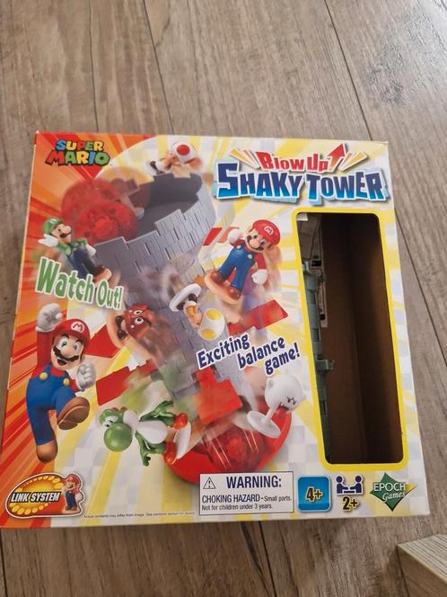 Shaky tower. Super Mario, Kinderen en Baby's, Speelgoed | Kinderpuzzels, Zo goed als nieuw, Ophalen of Verzenden