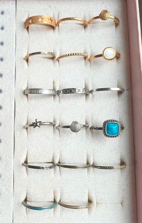 Set ixxxi vulringen maat 20 incl verzenden!!, Sieraden, Tassen en Uiterlijk, Ringen, Verzenden