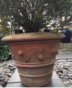 Toscaanse bloempot Coto Archeo Impruneta vaso Frutta 72cm, Tuin en Terras, Bloempotten, 40 tot 70 cm, Terracotta, Tuin, Rond