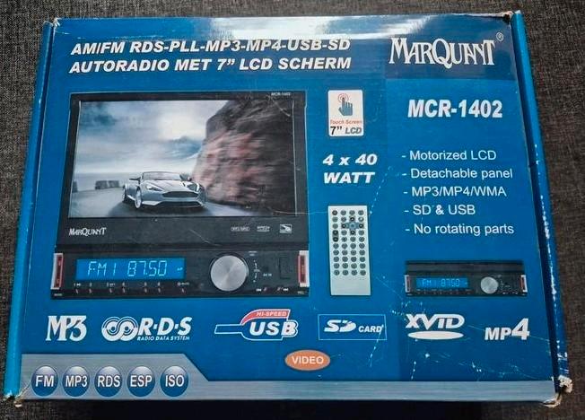 Marquant-MCR 1402 Autoradio met 7" LCD Scherm, Auto diversen, Autoradio's, Gebruikt, Ophalen of Verzenden
