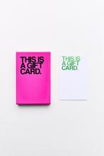 Zara cadeaubon €50,- ongebruikt, Eén persoon, Cadeaubon, Warenhuis- of Winkelbon