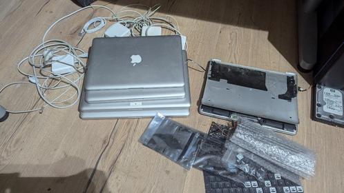Partij oude macbooks en onderdelen, Computers en Software, Apple Macbooks, Niet werkend, MacBook Pro, 13 inch, Onbekend, Onbekend