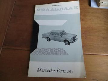 Vraagbaak Mercedes 190c W110 vanaf 1963, zeer mooi! beschikbaar voor biedingen