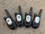 Vier werkende Mototola T5522 portofoons / opladers headsets., Ophalen, Gebruikt