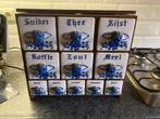 Oude kruidenkast met Delfts blauwe tegels, Antiek en Kunst, Ophalen