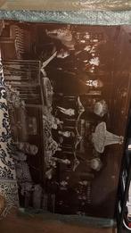 Glazen Schilderij Gangsters, 125 cm of meer, Ophalen of Verzenden, Zo goed als nieuw, Schilderij