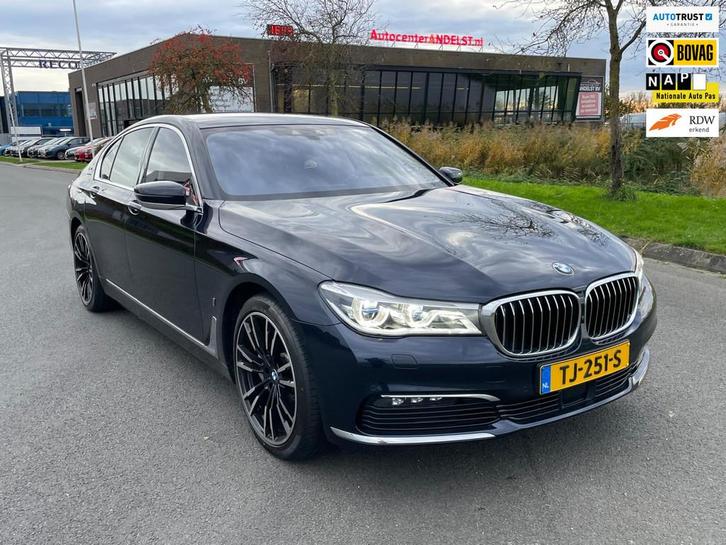 BMW 7-serie 740e iPerformance High Executive Aut, Leder, Sto, Auto's, BMW, Bedrijf, Te koop, 7-Serie, 360° camera, ABS, Achteruitrijcamera
