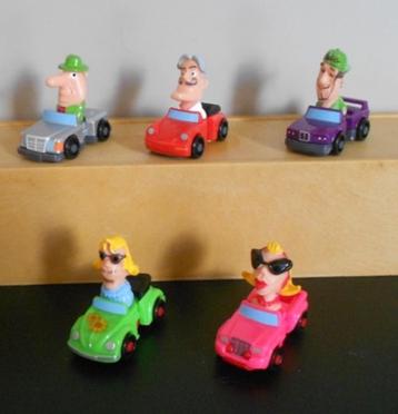Kindersurprise Ferrero : 5 "knik / breek" AUTO's = Compleet beschikbaar voor biedingen