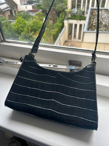 Zwarte Damestas / Black Shoulder Purse beschikbaar voor biedingen