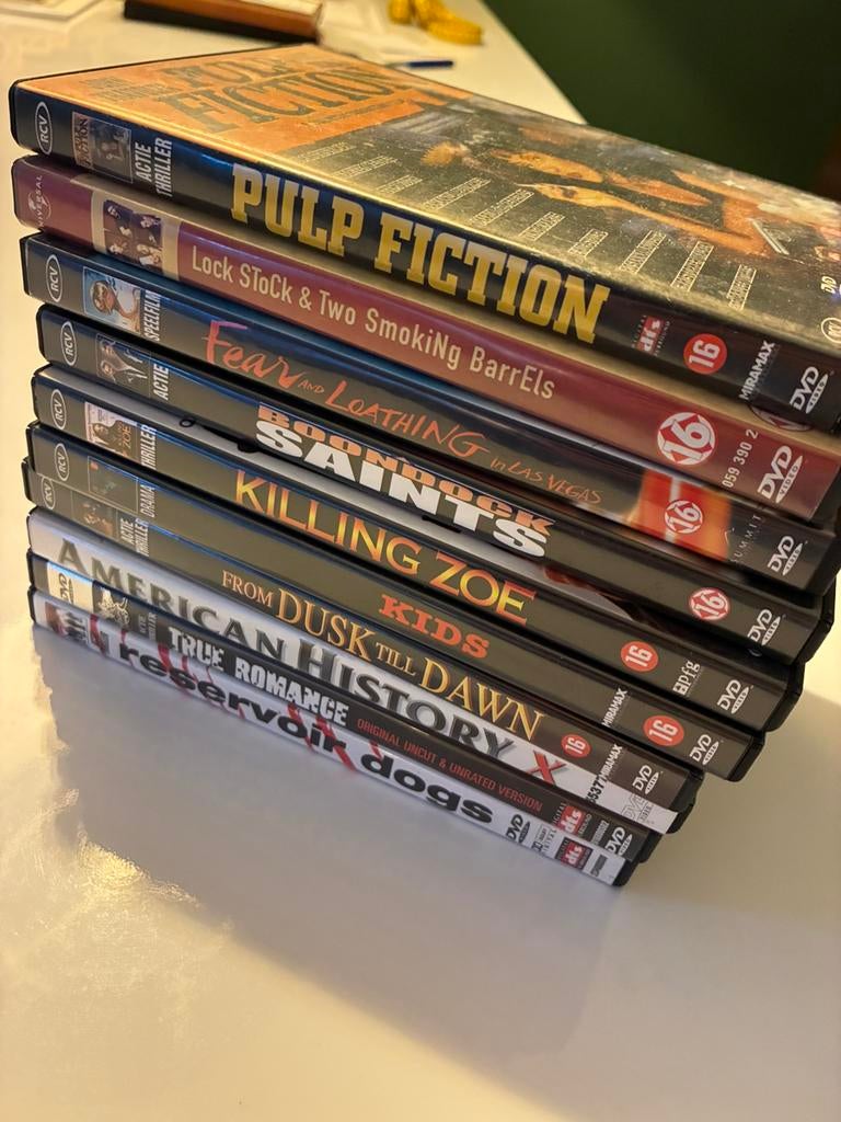 10 DVD Klassiekers, Cd's en Dvd's, Dvd's | Klassiekers, Vanaf 16 jaar, 1980 tot heden, Ophalen of Verzenden, Zo goed als nieuw