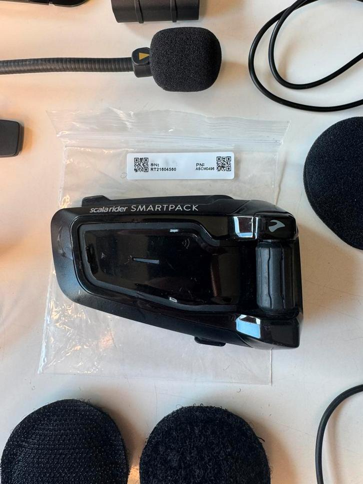 Cardo ScalaRider SmartPack – MESH – Complete set, Motoren, Accessoires | Navigatiesystemen, Gebruikt, Ophalen of Verzenden