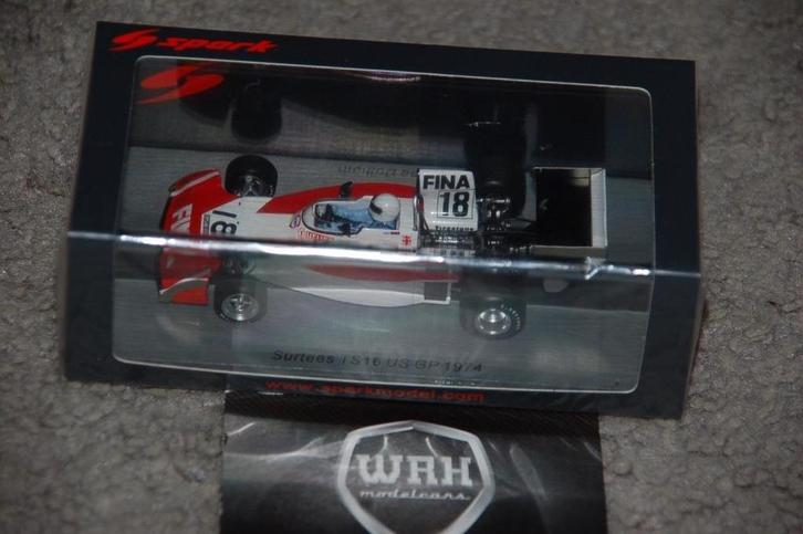 1:43 SURTEES TS16 DOLHEM SPARK S9658 WRH, Hobby en Vrije tijd, Modelauto's | 1:43, Zo goed als nieuw, Auto, Overige merken, Ophalen of Verzenden