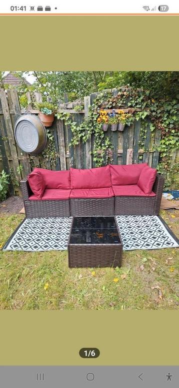 Ruilen :  loungeset tegen  palletbank of andere tuinbank.. beschikbaar voor biedingen