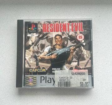 PS1 Resident Evil (incl. bon) beschikbaar voor biedingen
