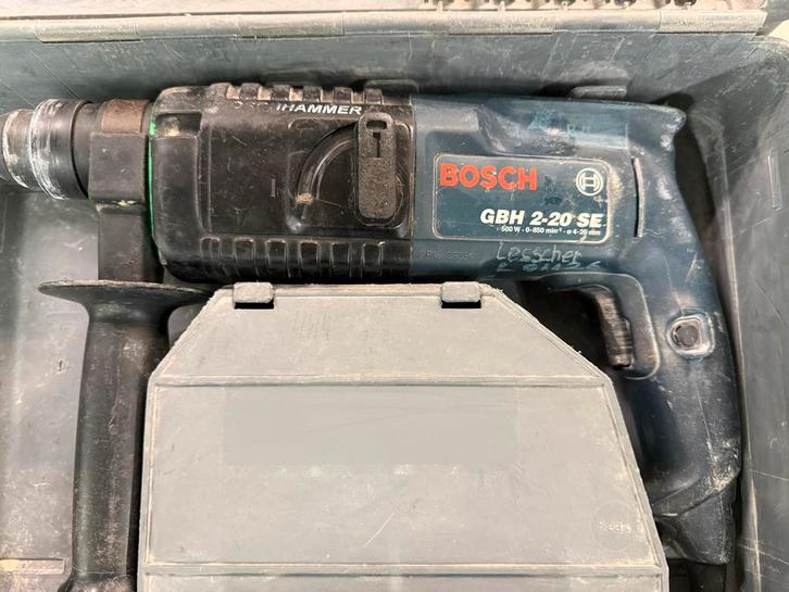 Bosch GBH 2-20 SE Boorhamer, Doe-het-zelf en Verbouw, Gereedschap | Boormachines, Gebruikt, Boor- en/of Breekhamer, 400 tot 600 watt