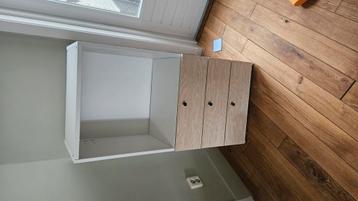Ikea platsa kast met drie lades wit
