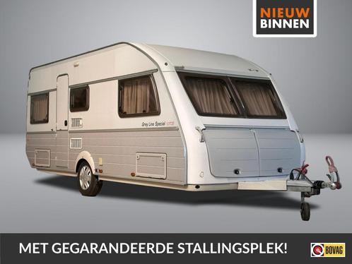 Kip Grey Line 53 TDB frans bed / rondzit, Caravans en Kamperen, Caravans, Bedrijf, tot en met 4, 1250 - 1500 kg, Rondzit, Kip