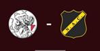 1 ticket Ajax-NAC vak 114 ingang NOORD B, Tickets en Kaartjes, Losse kaart, Eén persoon, September
