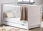 Wit ledikant en commode 140*70 Petit Amelie, Kinderen en Baby's, 140 tot 160 cm, Gebruikt, Matras, 70 tot 85 cm