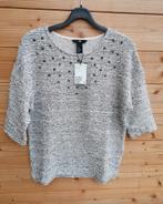 H&M truitje met studs mt. XS-S, H&M, Overige kleuren, Verzenden, Nieuw