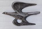 Vintage brutalist vogel wand sculptuur, Ophalen of Verzenden