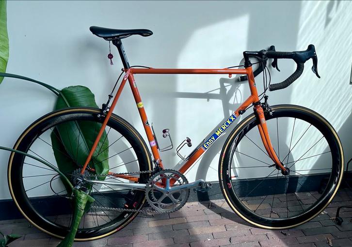 Eddy Merckx Molteni Retro Racefiets 60cm, Fietsen en Brommers, Fietsen | Racefietsen, Zo goed als nieuw, Heren, Overige merken