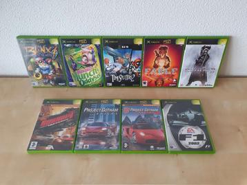 9 x Xbox Original games, zgan, met manuals (behalve Blinx) beschikbaar voor biedingen