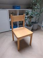 Vintage Schilte Kleuterstoeltje, Ophalen, Gebruikt, Bruin, Vintage