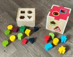 Hout speelgoed baby blokkendoos peuterspeelgoed, Kinderen en Baby's, Speelgoed | Houten speelgoed, Ophalen of Verzenden, Zo goed als nieuw