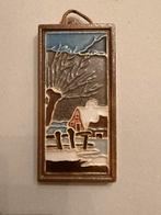 Westraven Cloisonne tegeltje winters tafereel, Ophalen