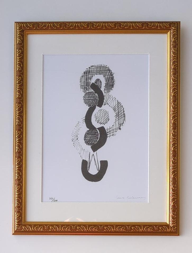 Sonia Delaunay Dance, Rythme sans fin (b/w), Antiek en Kunst, Kunst | Litho's en Zeefdrukken, Ophalen of Verzenden