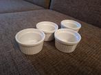 Souffleschaaltjes 6,5cm 4 stuks, Huis en Inrichting, Keuken | Servies, Ophalen, Keramiek, Nieuw, Schaal of Schalen