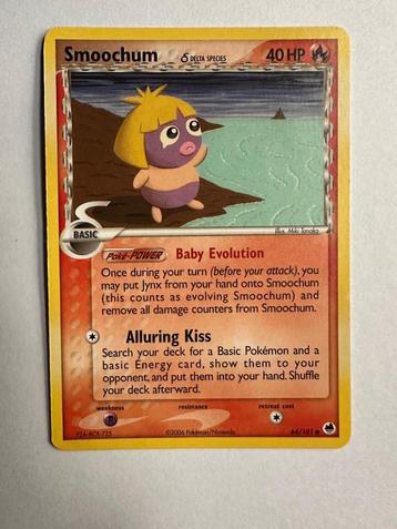 Smoochum – 64/101 – EX Dragon Frontiers beschikbaar voor biedingen