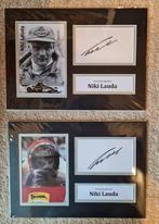 Gesigneerde displays (2) van F1 legende Niki Lauda + COA!, Nieuw, Ophalen of Verzenden, Formule 1