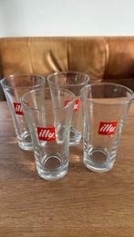 Vier Illy Latte Macchiato Glazen, Ophalen of Verzenden, Gebruikt, Overige typen