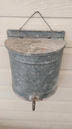 Vintage Zinken Fonteintje, Ophalen of Verzenden