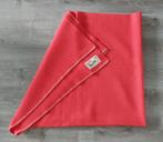 AaBe vintage wollen deken koraal rood van zuiver scheerwol, Ophalen of Verzenden, Zo goed als nieuw