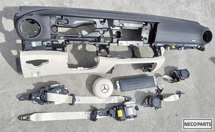 CLS W257 AIRBAG AIRBAGSET GORDEL ORIGINEEL, Auto-onderdelen, Dashboard en Schakelaars, Mercedes-Benz, Gebruikt, Ophalen of Verzenden