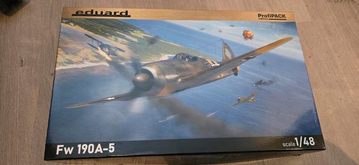 Eduard FW190 1:48 Bouwdoos, Hobby en Vrije tijd, Modelbouw | Auto's en Voertuigen, Nieuw, Overige typen, 1:32 tot 1:50, Overige merken