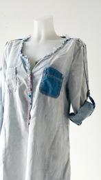 Geisha Blouse Maat 38, Maat 38/40 (M), Geisha, Blauw, Onbekend