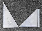 Rumold Snij - Tekendriehoeken 60/45, 36 cm, Plexiglas, Hobby en Vrije tijd, Ophalen, Nieuw, Overige typen