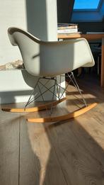 Schommelstoel, Ophalen, Hout, Wit, Zo goed als nieuw