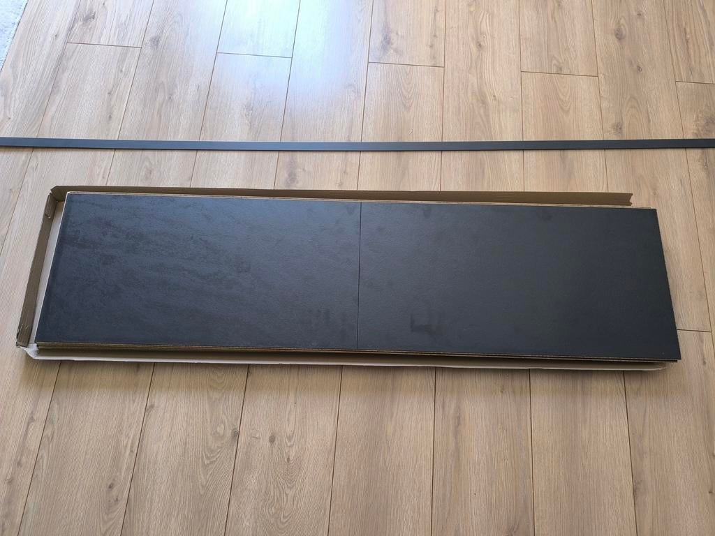 Aqua Kingsize Capri Laminaat zwart (nieuw), Ophalen, Nieuw, Minder dan 5 m², Kunststof