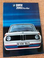 Folder BMW 2002 Turbo, Boeken, Ophalen, Zo goed als nieuw, Overige merken