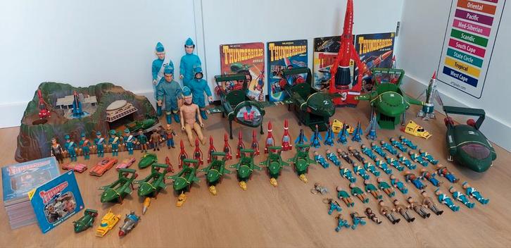 Thunderbirds (alles is los te koop), Verzamelen, Speelgoed, Zo goed als nieuw, Ophalen of Verzenden